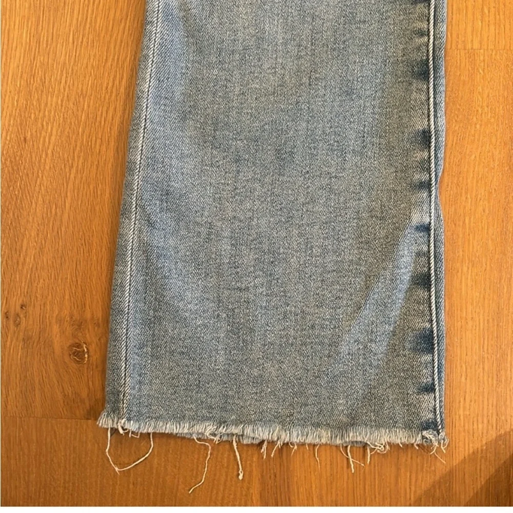 MOTHER The Hustler Ankle Fray Au Revoir
Light Wash High Rise Kick Flare 25 / 0 - Picture 9 of 11